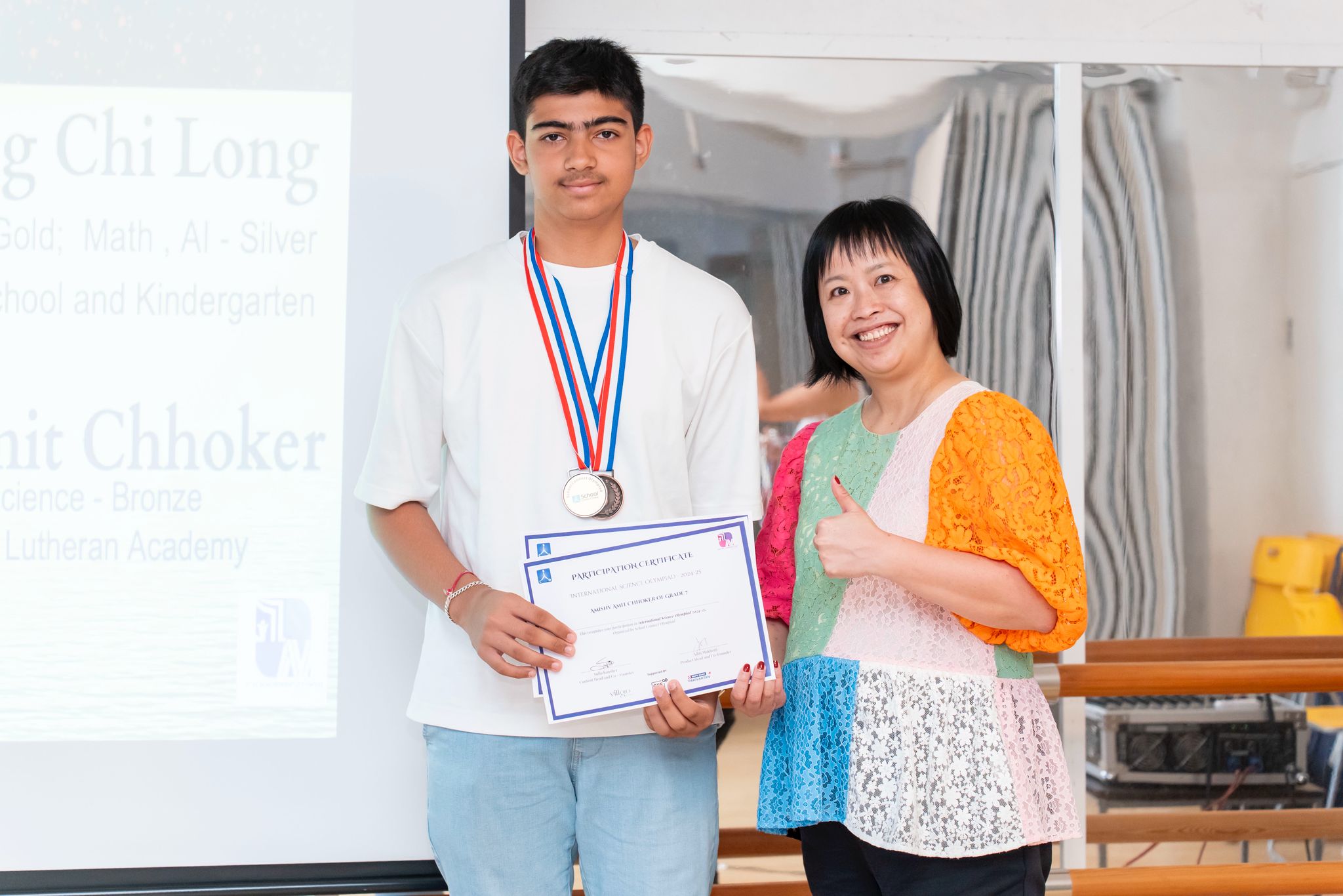School Connect Olympiad recognition, certificates and student success